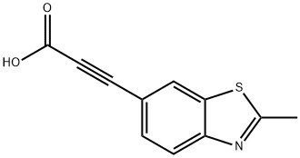 6-Benzothiazolepropiolicacid,2-methyl-(7CI,8CI) Structure