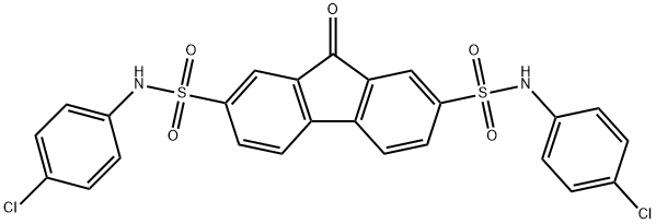 N(2),N(7)-BIS(4-CHLOROPHENYL)-9-OXO-9H-FLUORENE-2,7-DISULFONAMID