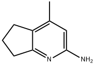 5H-Cyclopenta[b]pyridin-2-amine,6,7-dihydro-4-methyl-(9CI) Struktur