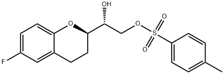 (1’R,2R)-2-(2’-Tosyl-1’,2’-dihydroxyethyl)-6-fluorochromane 结构式