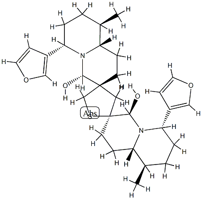 Dihydroxythiobinupharidine Structure