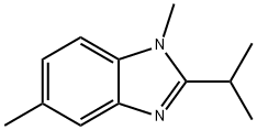 1H-Benzimidazole,1,5-dimethyl-2-(1-methylethyl)-(9CI) Struktur