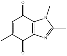 1H-Benzimidazole-4,7-dione,1,2,5-trimethyl-(9CI) Structure