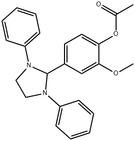 4-(1,3-diphenyl-2-imidazolidinyl)-2-methoxyphenyl acetate|