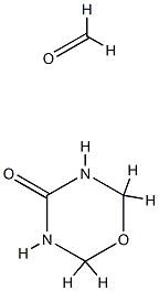 Formaldehyde, polymer with tetrahydro-4H-1,3,5-oxadiazin-4-one Structure