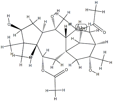 grayanotoxin III 6,14-diacetate Structure