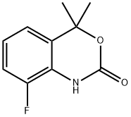 2H-3,1-Benzoxazin-2-one,8-fluoro-1,4-dihydro-4,4-dimethyl-(9CI) Struktur