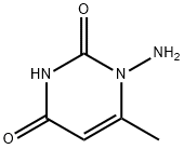 2,4(1H,3H)-Pyrimidinedione,1-amino-6-methyl-(9CI) Struktur