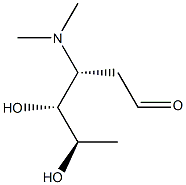 3-(Dimethylamino)-2,3,6-trideoxy-D-lyxo-hexose 结构式