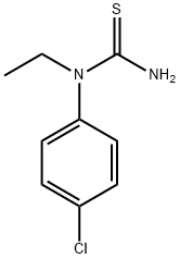 Urea,  1-(p-chlorophenyl)-1-ethyl-2-thio-  (6CI,8CI) Struktur