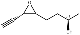 Oxiranebutanol, 3-ethynyl-, (2R,3S)-rel- (9CI) Struktur