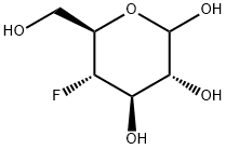 4-脱氧-4-氟-D-吡喃葡萄糖 结构式