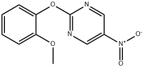 2-(2-Methoxyphenoxy)-5-nitropyriMidine Struktur