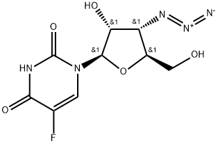 3'-Azido-3'-deoxy-5-fluorouridine 结构式