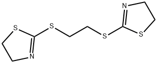 1,2-双(2-噻唑啉-2-基硫基)乙烷,30760-76-0,结构式