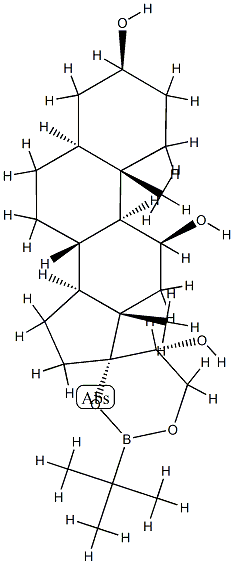 (20R)-17,21-(tert-Butylboranediylbisoxy)-5α-pregnane-3β,11β,20-triol|