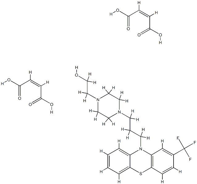 フルフェナジン二マレイン酸塩 化学構造式