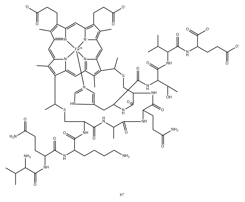 MICROPEROXIDASE Struktur