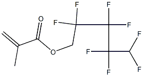 octafluoropentyl methacrylate polymer Struktur