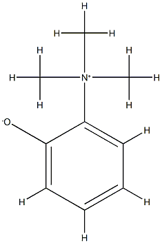 N,N,N-Trimethyl-2-oxylatobenzenaminium 结构式