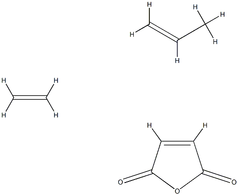 2,5-Furandione, polymer with ethene and 1-propene Struktur
