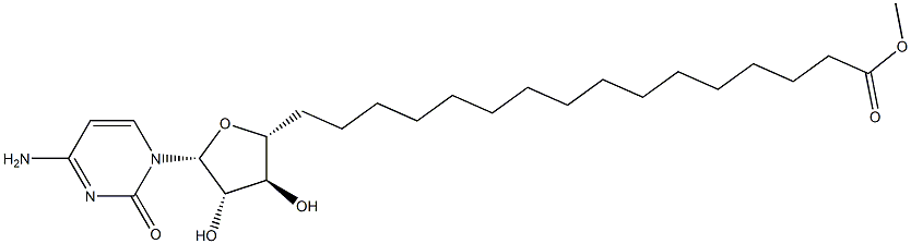 5'-palmitoyl cytarabine 结构式