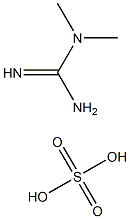 Guanidine, N,N-dimethyl-, sulfate (1:1) Structure