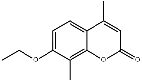 2H-1-Benzopyran-2-one,7-ethoxy-4,8-dimethyl-(9CI) Struktur