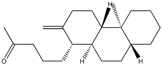 13,17-セコ-5α-プレグナ-13(18)-エン-20-オン 化学構造式