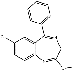 地西泮杂质F 结构式