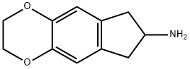 6H-Indeno[5,6-b]-1,4-dioxin-7-amine,2,3,6,7-tetrahydro-(9CI) 结构式