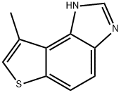 1H-Thieno[3,2-e]benzimidazole,8-methyl-(8CI) 结构式