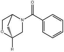 2-苯甲酰基-5-氧杂-2-氮杂双环[2,2,1]庚烷 结构式