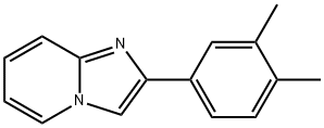 2-(3,4-diMethylphenyl)H-iMidazo[1,2-a]pyridine Struktur