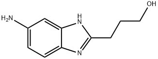 1H-Benzimidazole-2-propanol,5-amino-(9CI) Structure