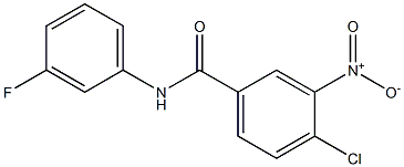 4-chloro-N-(3-fluorophenyl)-3-nitrobenzamide,314022-90-7,结构式