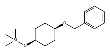 1β-(Trimethylsilyl)oxy-4α-benzyloxycyclohexane Structure