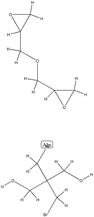 NEOPENTYL GLYCOL DIGLYCIDYL ETHER, BROMINATED Structure