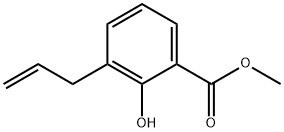 3-烯丙基-2-羟基苯甲酸甲酯 结构式