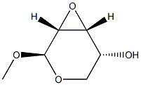 Methyl2,3-anhydro-beta-D-ribopyranoside, 3150-13-8, 结构式