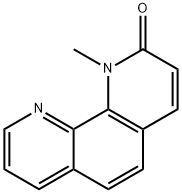 1-甲基-1,10-菲咯啉-2-酮 结构式