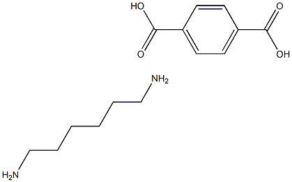 1,4-Benzenedicarboxylic acid, compd. with 1,6-hexanediamine (1:1) Structure