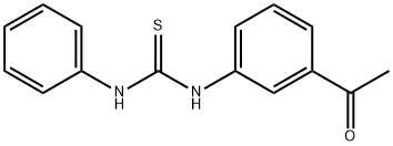 N-(3-acetylphenyl)-N'-phenylthiourea Struktur