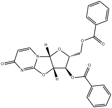 3'-O,5'-O-Dibenzoyl-2,2'β-epoxy-2,3-didehydro-2-deoxo-2'-deoxyuridine|