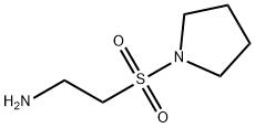 2-(1-ピロリジニルスルホニル)エタンアミン 化学構造式