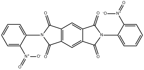 2,6-ビス(2-ニトロフェニル)ベンゾ[1,2-c:4,5-c']ジピロール-1,3,5,7(2H,6H)-テトラオン 化学構造式