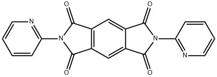 2,6-Bis(2-pyridinyl)benzo[1,2-c:4,5-c']dipyrrole-1,3,5,7-tetrone Struktur