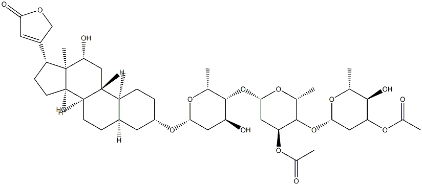 ,-Diacetyldigoxin Structure