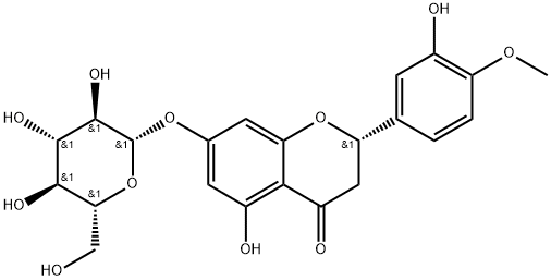 橙皮素-7-O-葡萄糖苷,31712-49-9,结构式