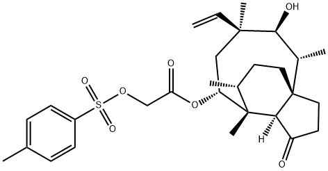 チアムリン関連化合物A (TOSYL PLEUROMUTIトシルプレウロムチリン 化学構造式